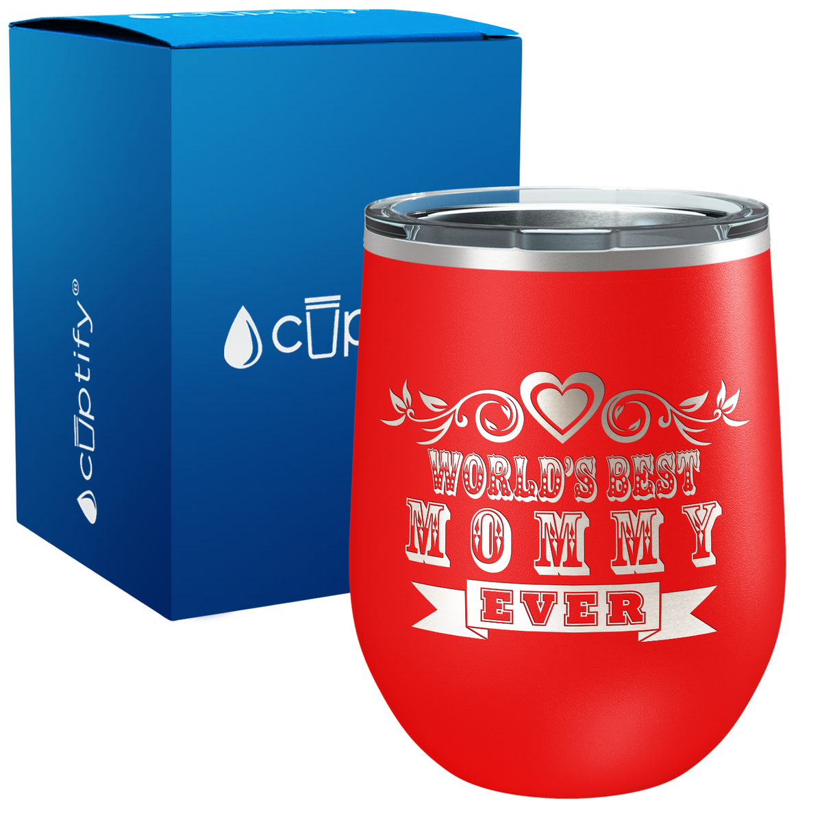 World's Best Mom Ever 12oz Mom Wine Tumbler