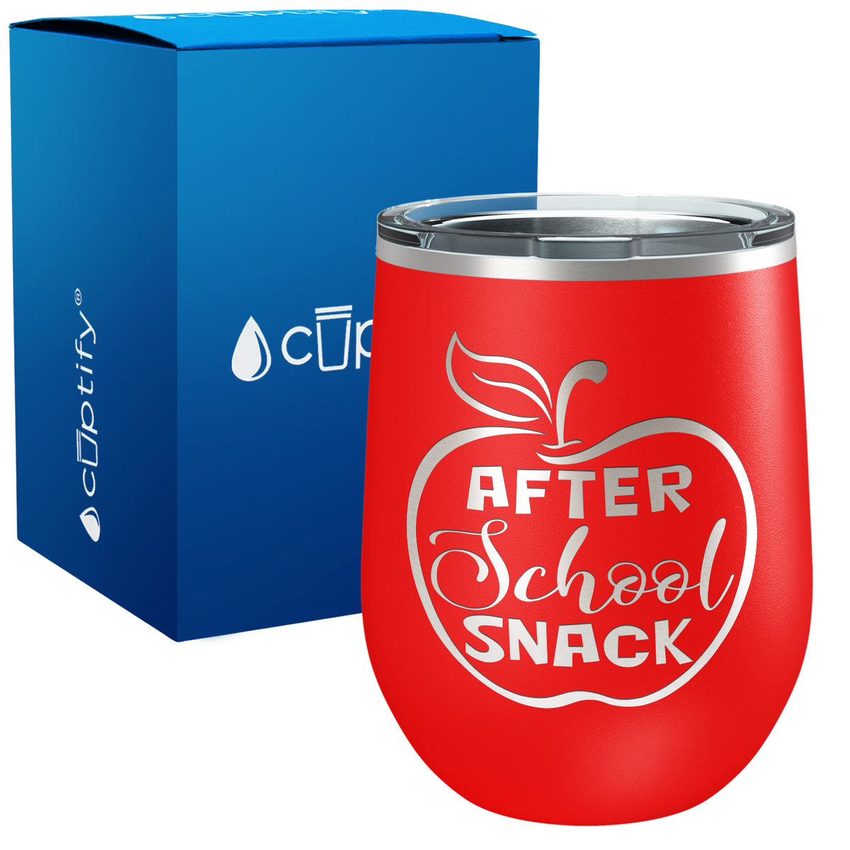 After School Snack 12oz Teacher Wine Tumbler