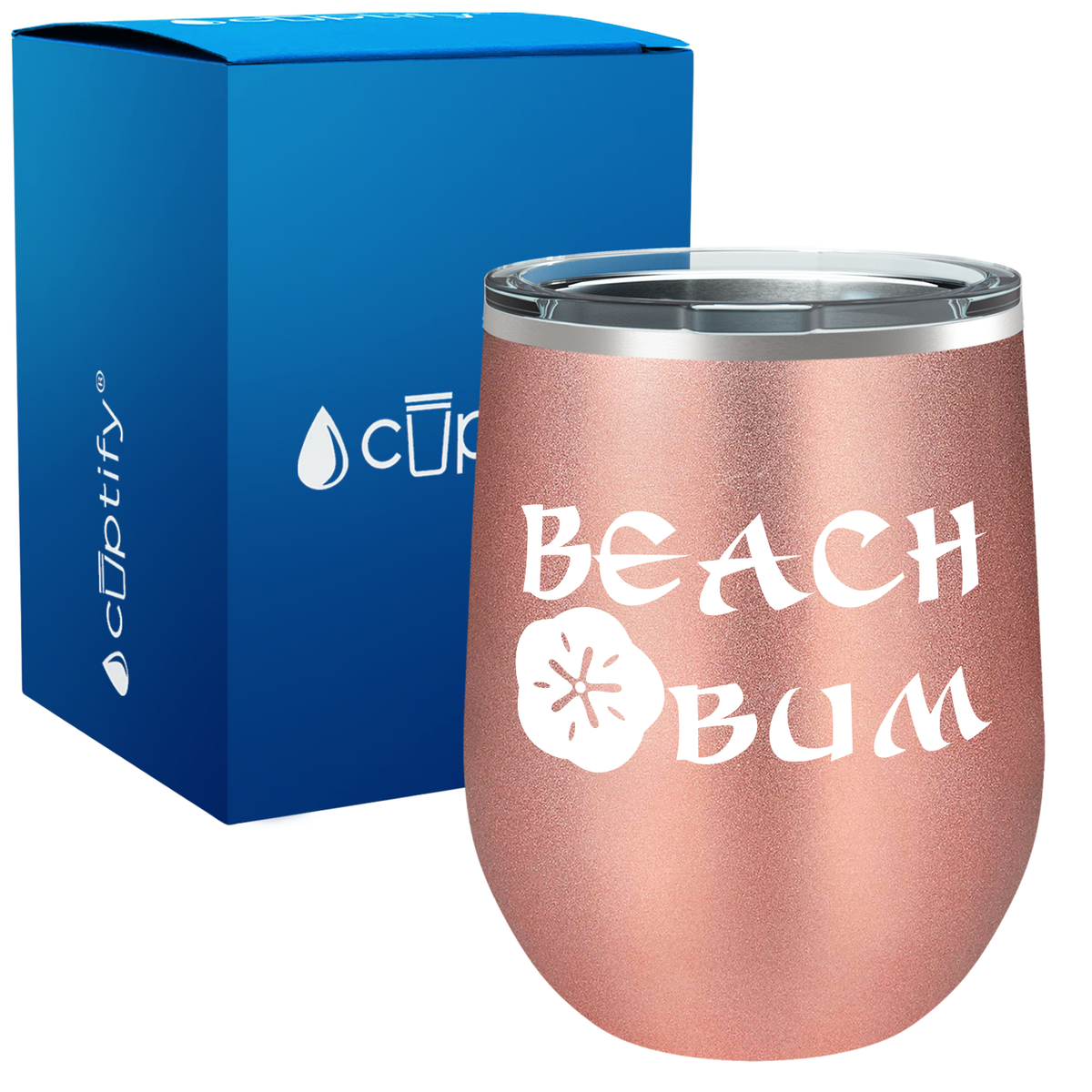 Beach Bum 12oz Beach Wine Tumbler