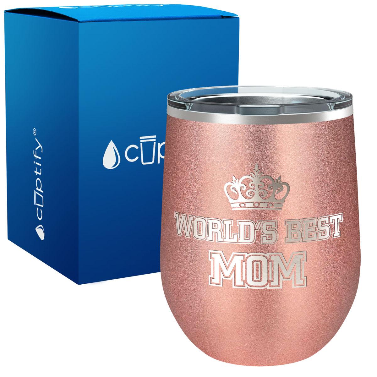 World's Best Mom 12oz Mom Wine Tumbler