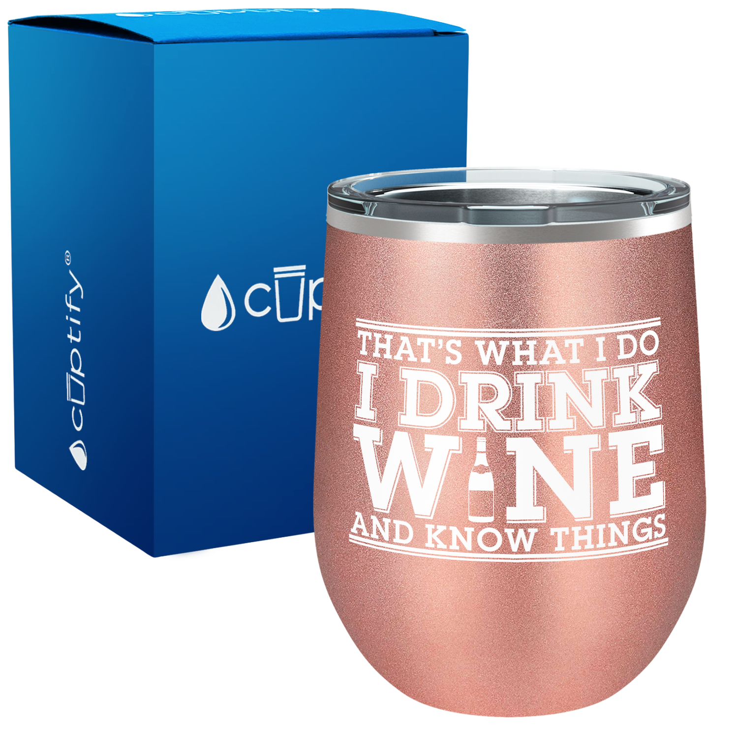 That’s What I do, I Drink Wine 12oz Funny Wine Tumbler