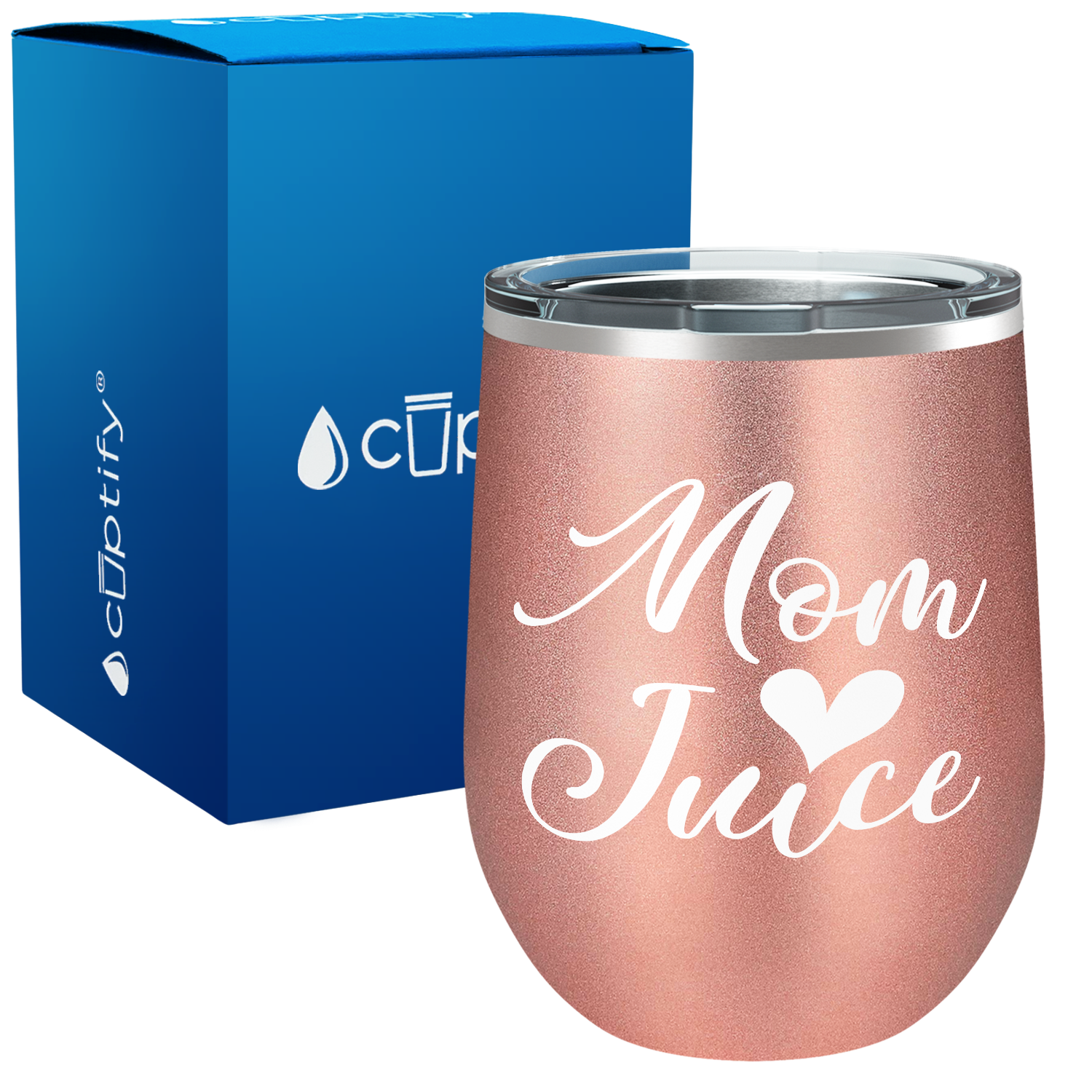 Mom Juice 12oz Stemless Wine Tumbler