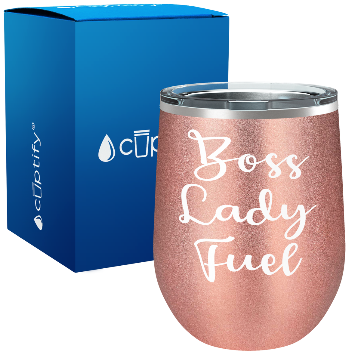Boss Lady Fuel 12oz Boss Wine Tumbler