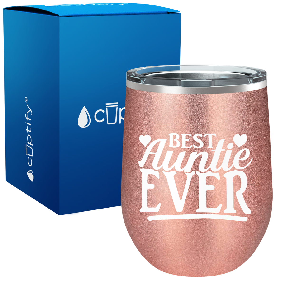 Best Auntie Ever 12oz Aunt Wine Tumbler