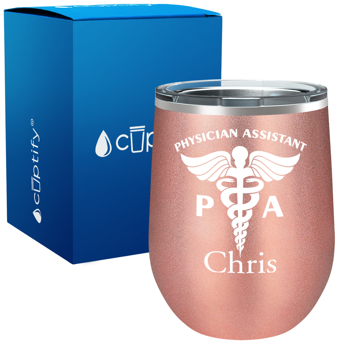 Personalized PA Physician Assistant 12oz Medical Wine Tumbler