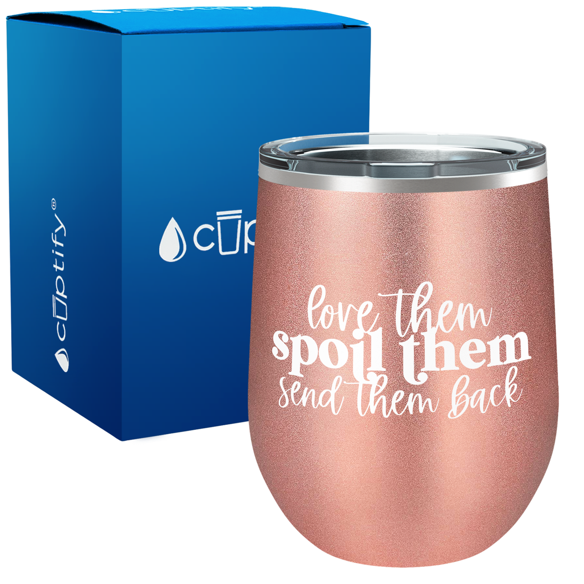 Aunt Life Spoil Them 12oz Aunt Wine Tumbler