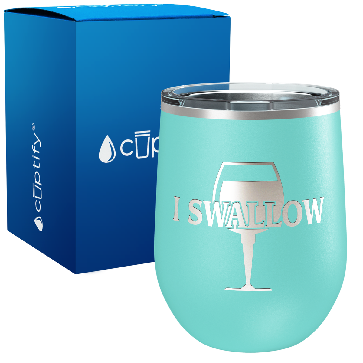 I Swallow 12oz Funny Wine Tumbler