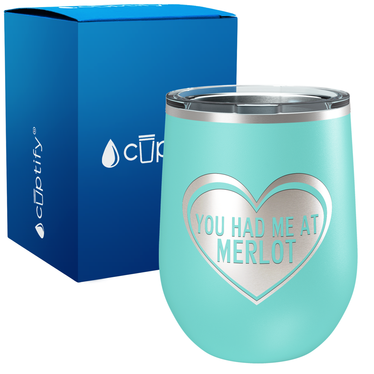 You Had Me at Merlot 12oz Best Friend Wine Tumbler