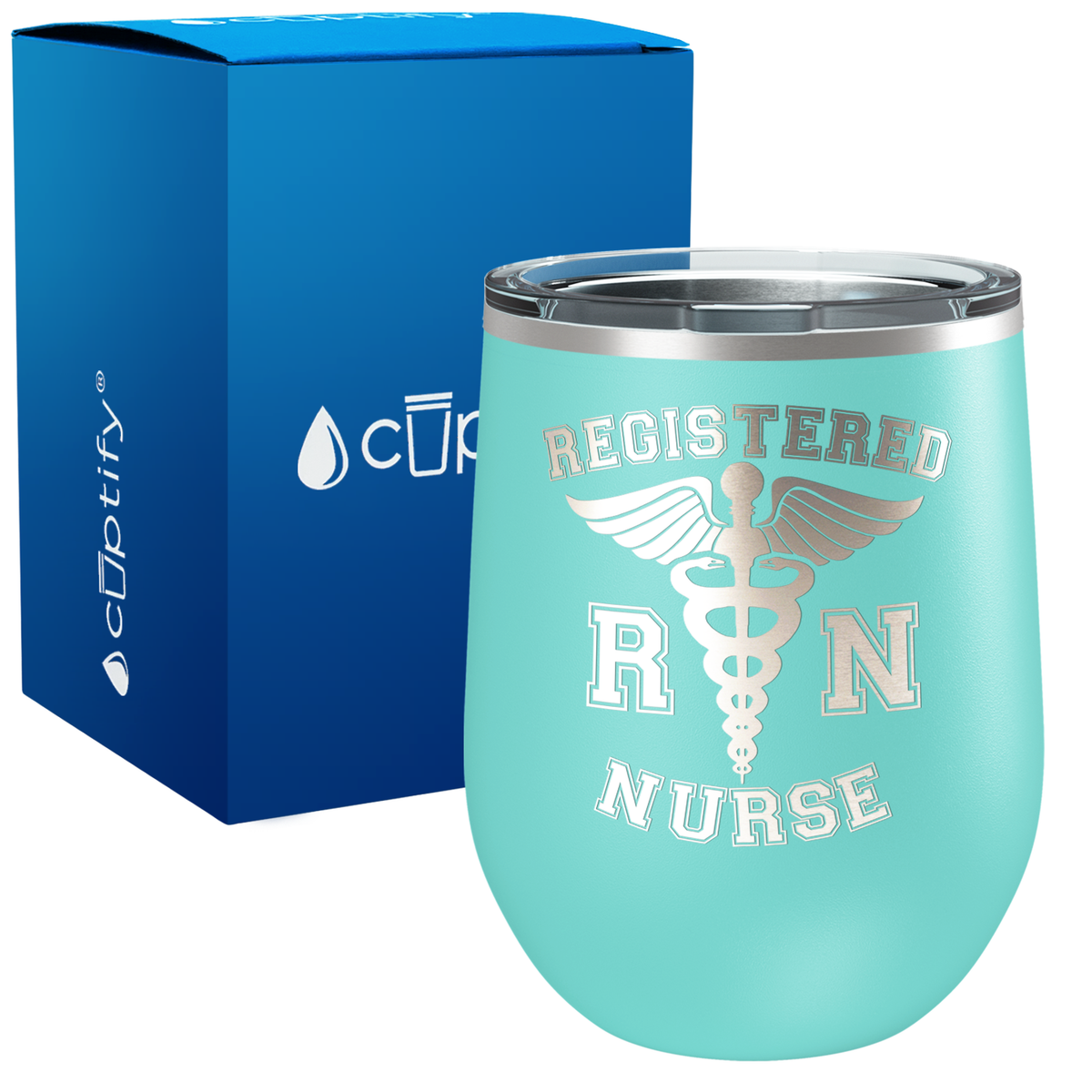 RN Registered Nurse 12oz Nurse Wine Tumbler