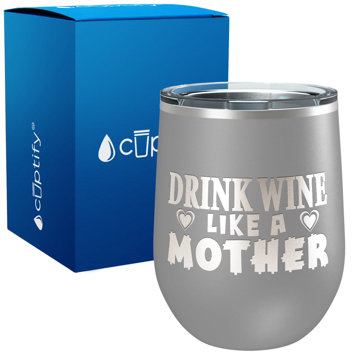 Drink Wine like a Mother 12oz Funny Wine Tumbler