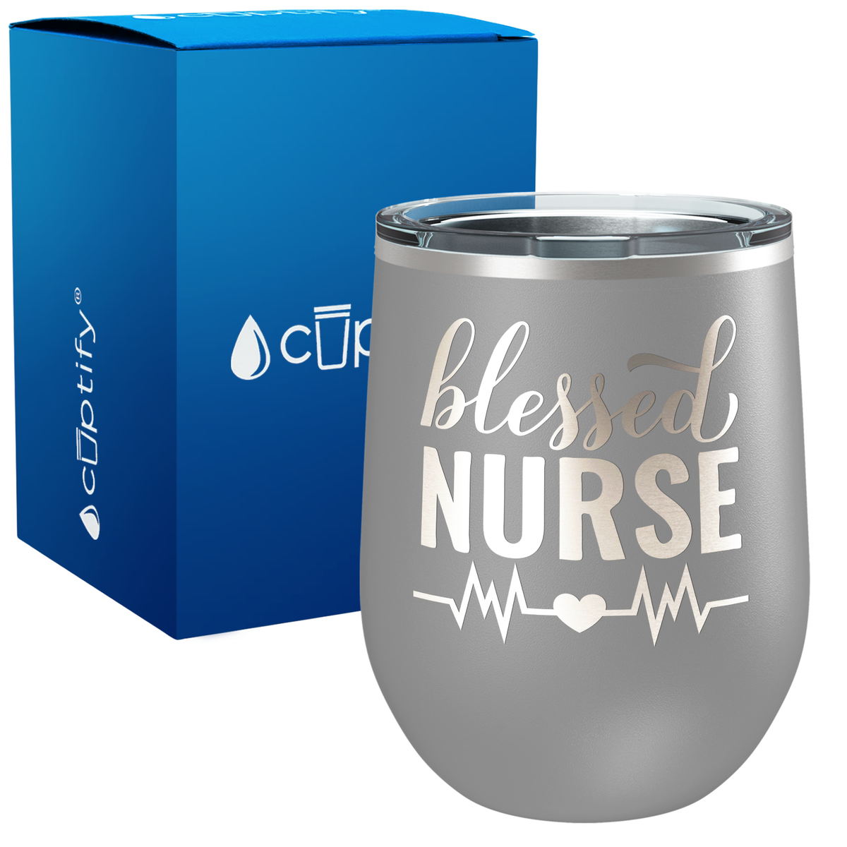 Blessed Nurse 12oz Nurse Wine Tumbler