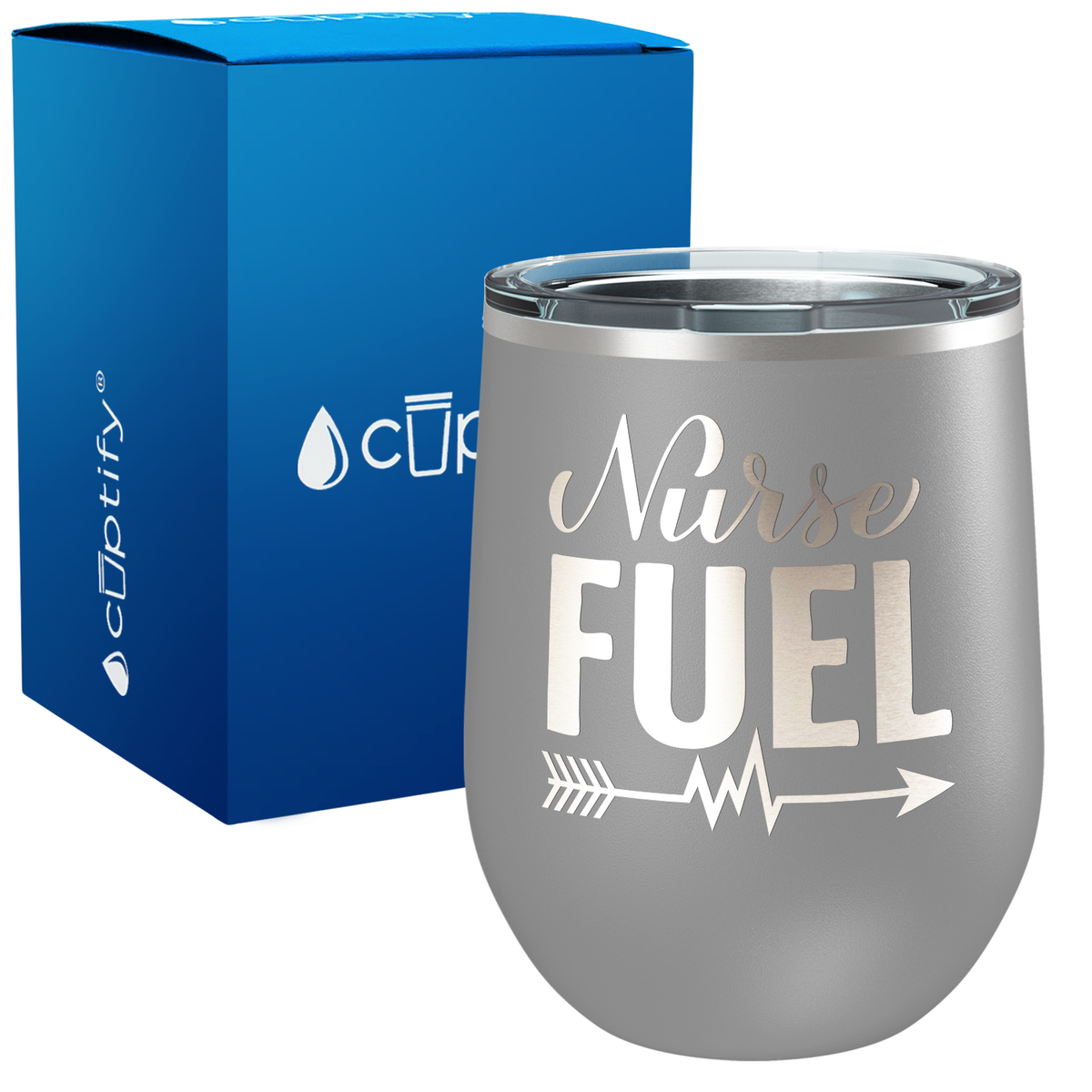 Nurse Fuel 12oz Nurse Wine Tumbler