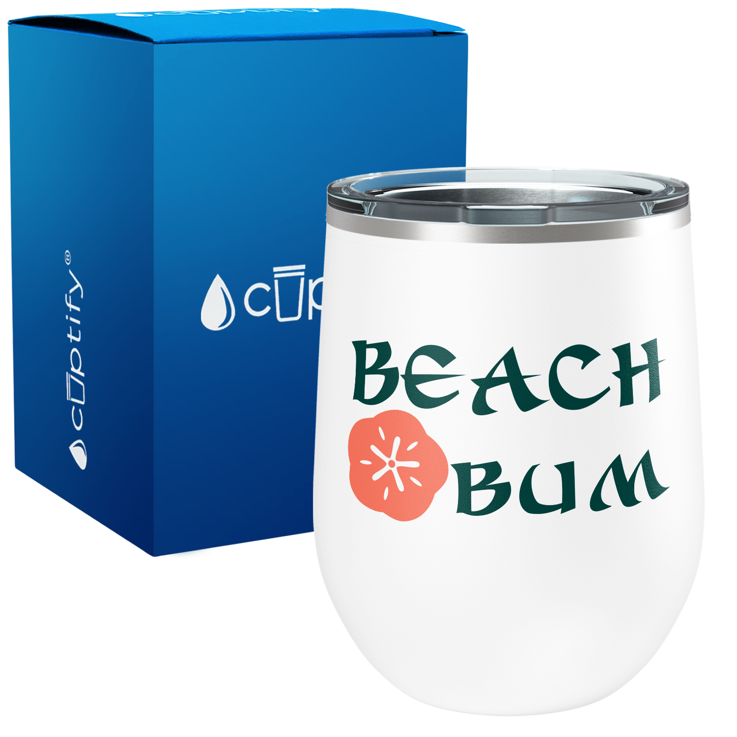 Beach Bum 12oz Beach Wine Tumbler