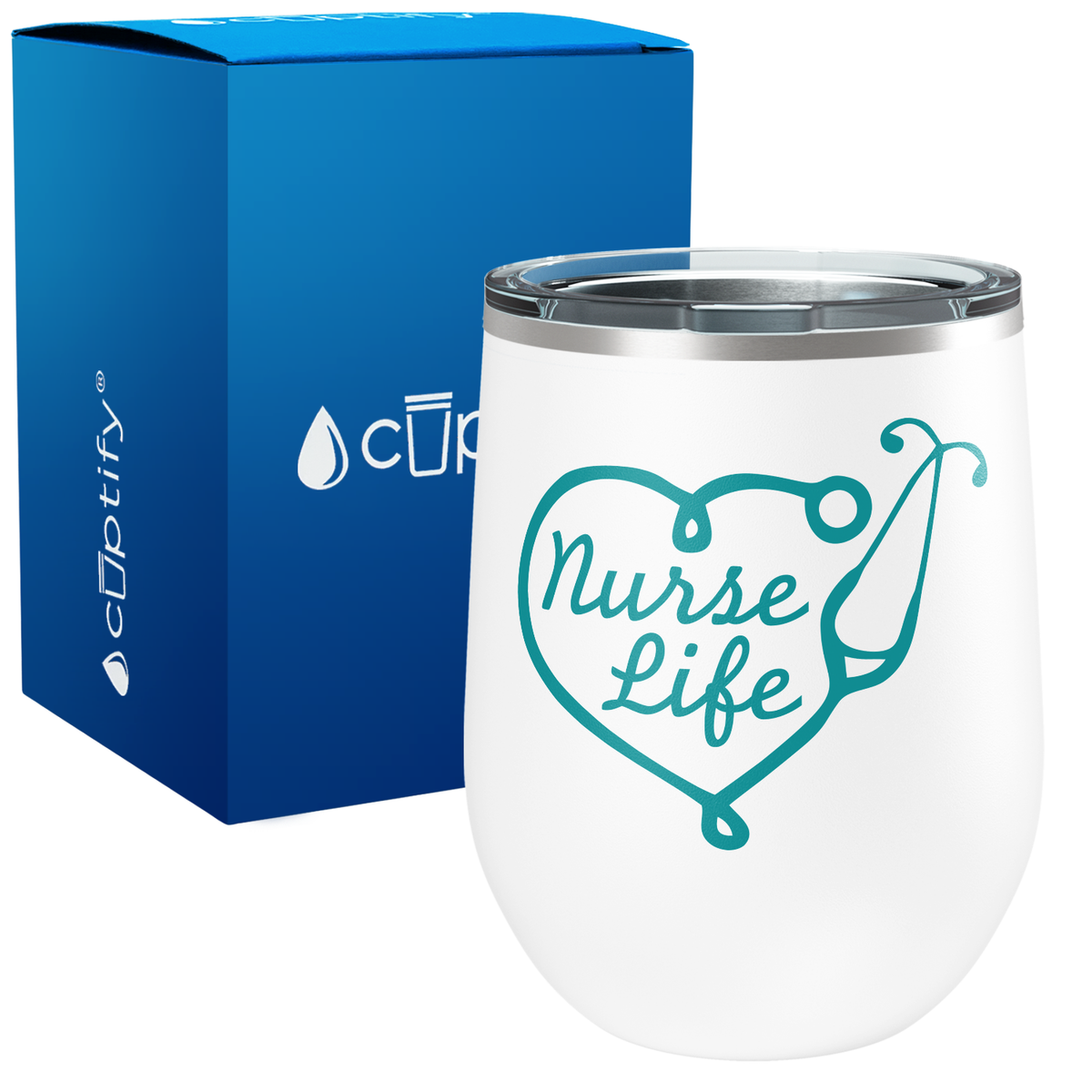 Nurse Life 12oz Nurse Wine Tumbler