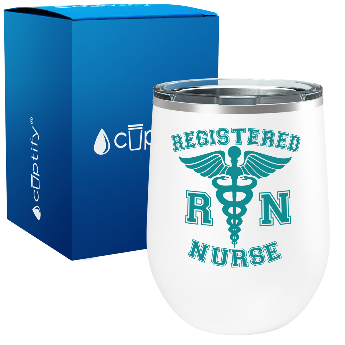 RN Registered Nurse 12oz Nurse Wine Tumbler