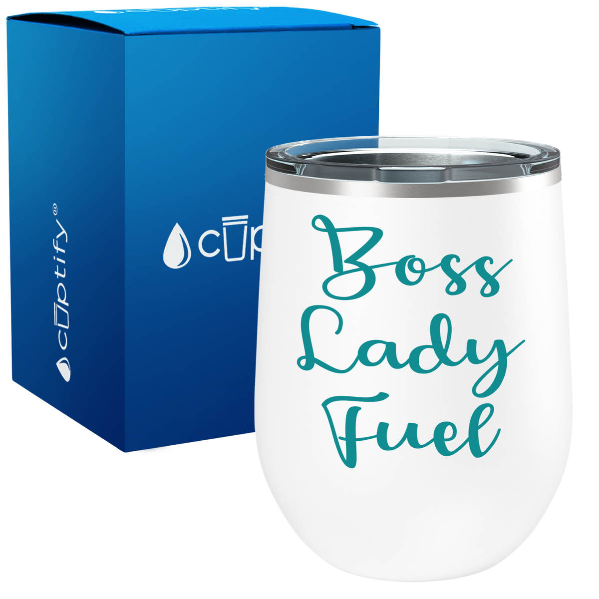 Boss Lady Fuel 12oz Boss Wine Tumbler