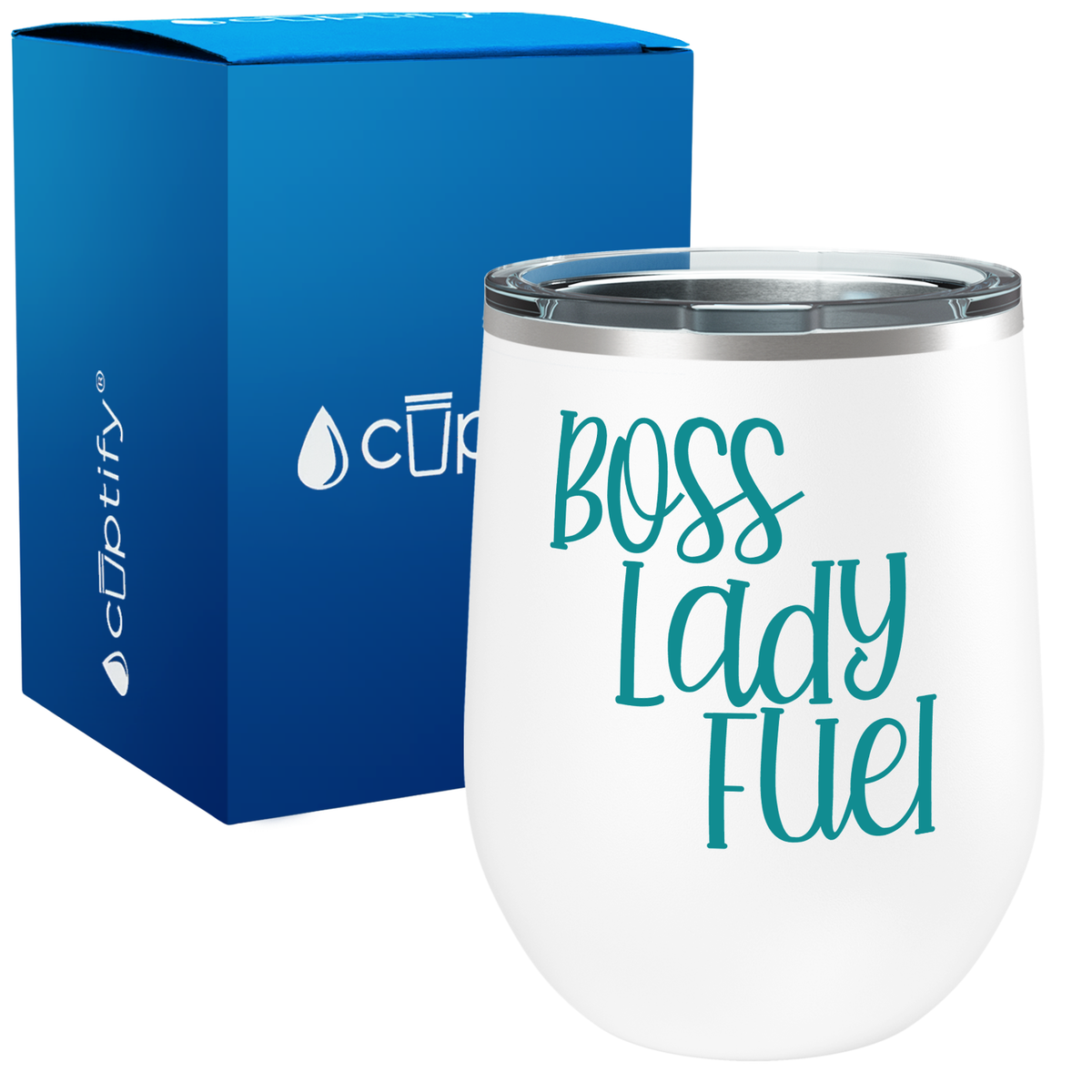 Boss Lady Fuel Quirky 12oz Boss Wine Tumbler
