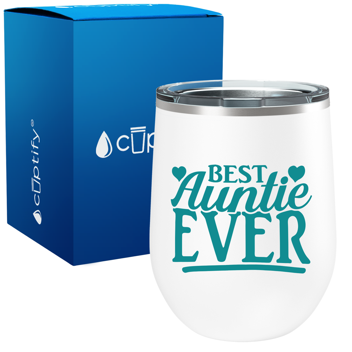 Best Auntie Ever 12oz Aunt Wine Tumbler