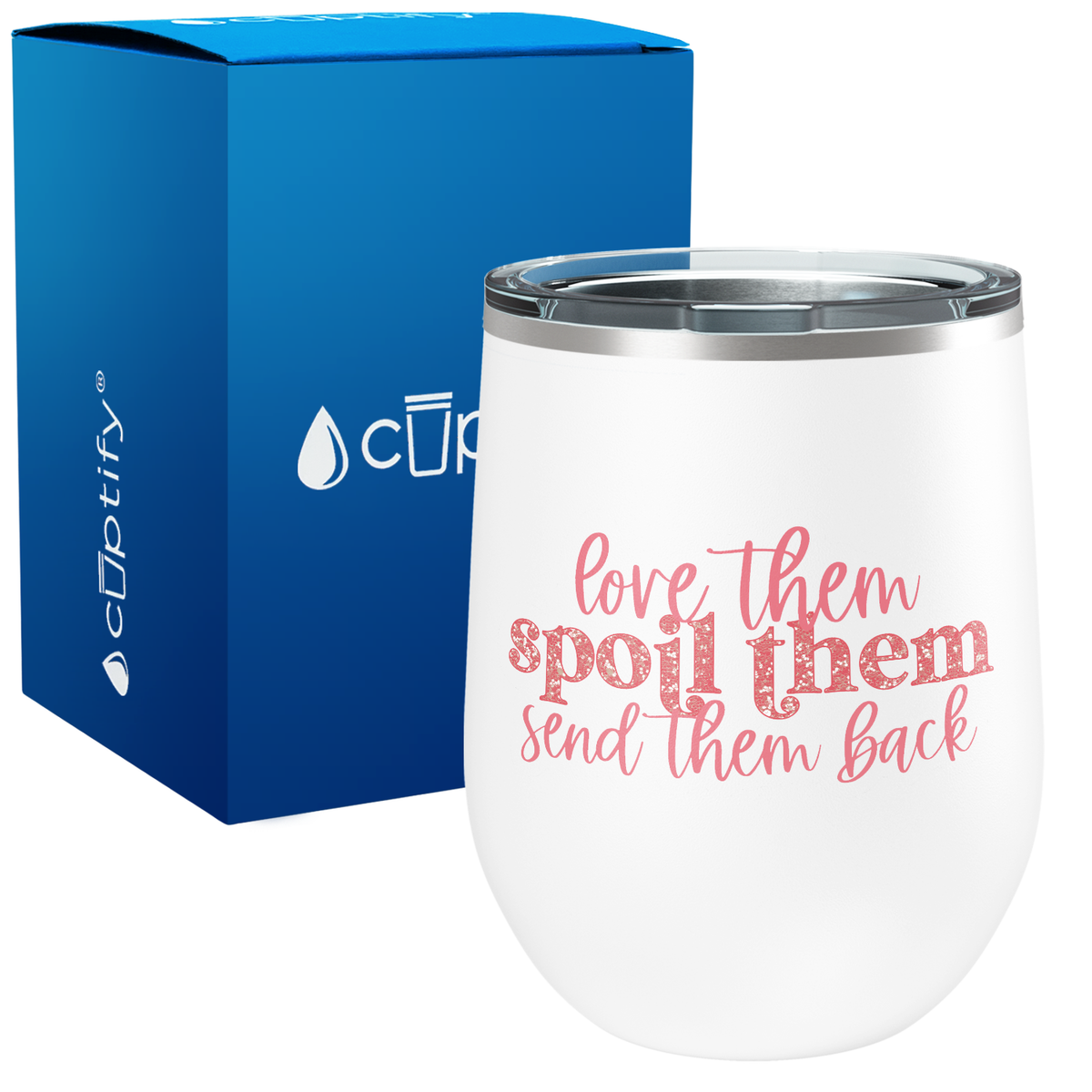 Aunt Life Spoil Them 12oz Aunt Wine Tumbler