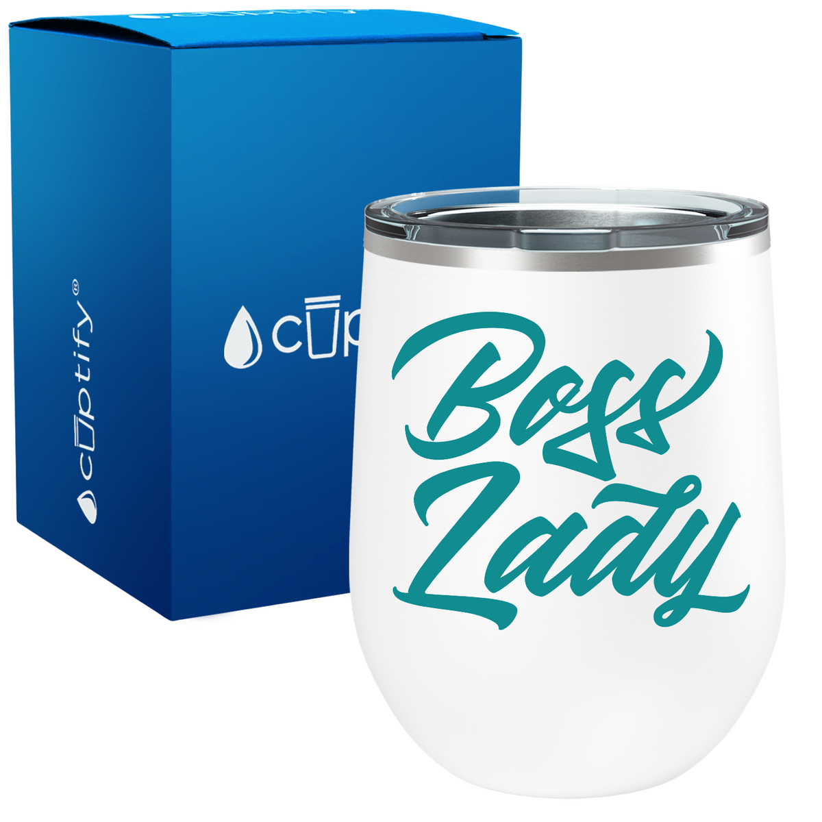 Boss Lady 12oz Boss Wine Tumbler