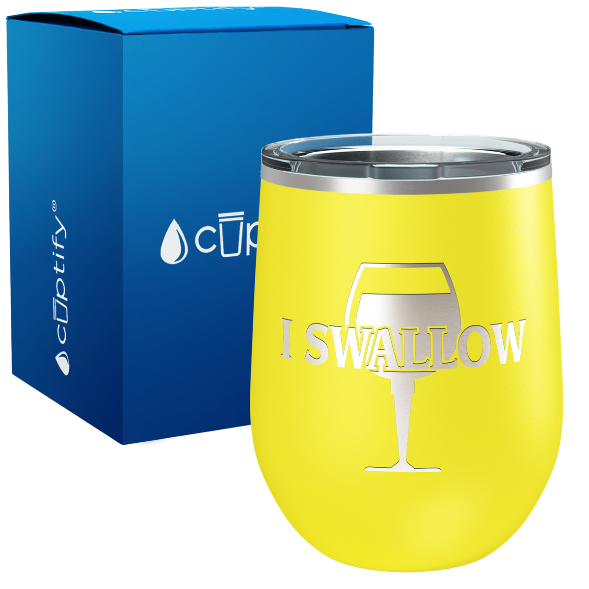 I Swallow 12oz Funny Wine Tumbler