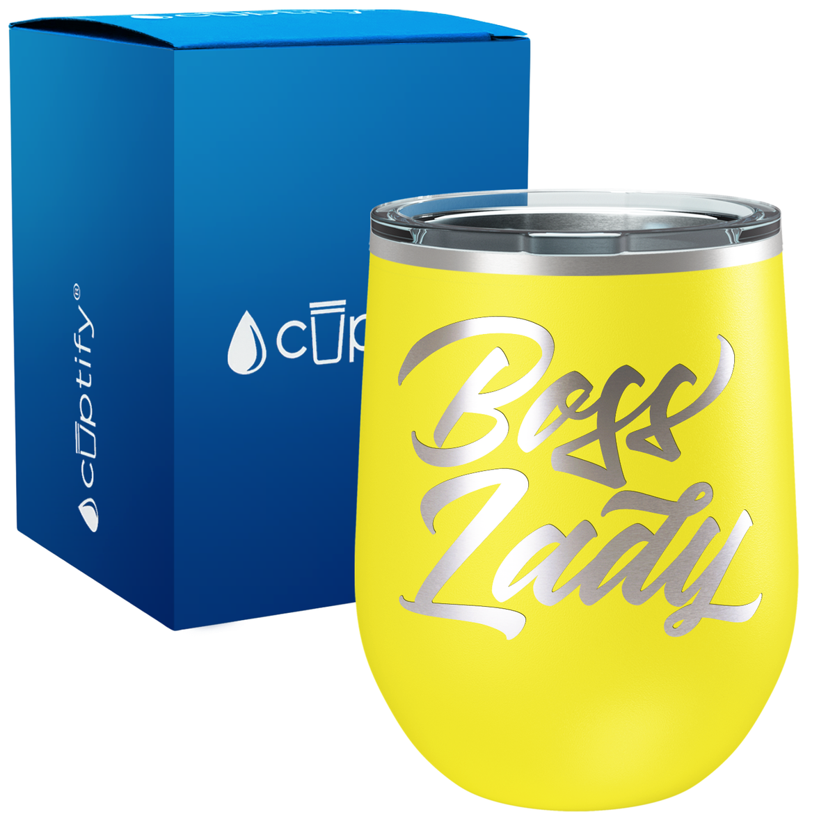 Boss Lady 12oz Boss Wine Tumbler