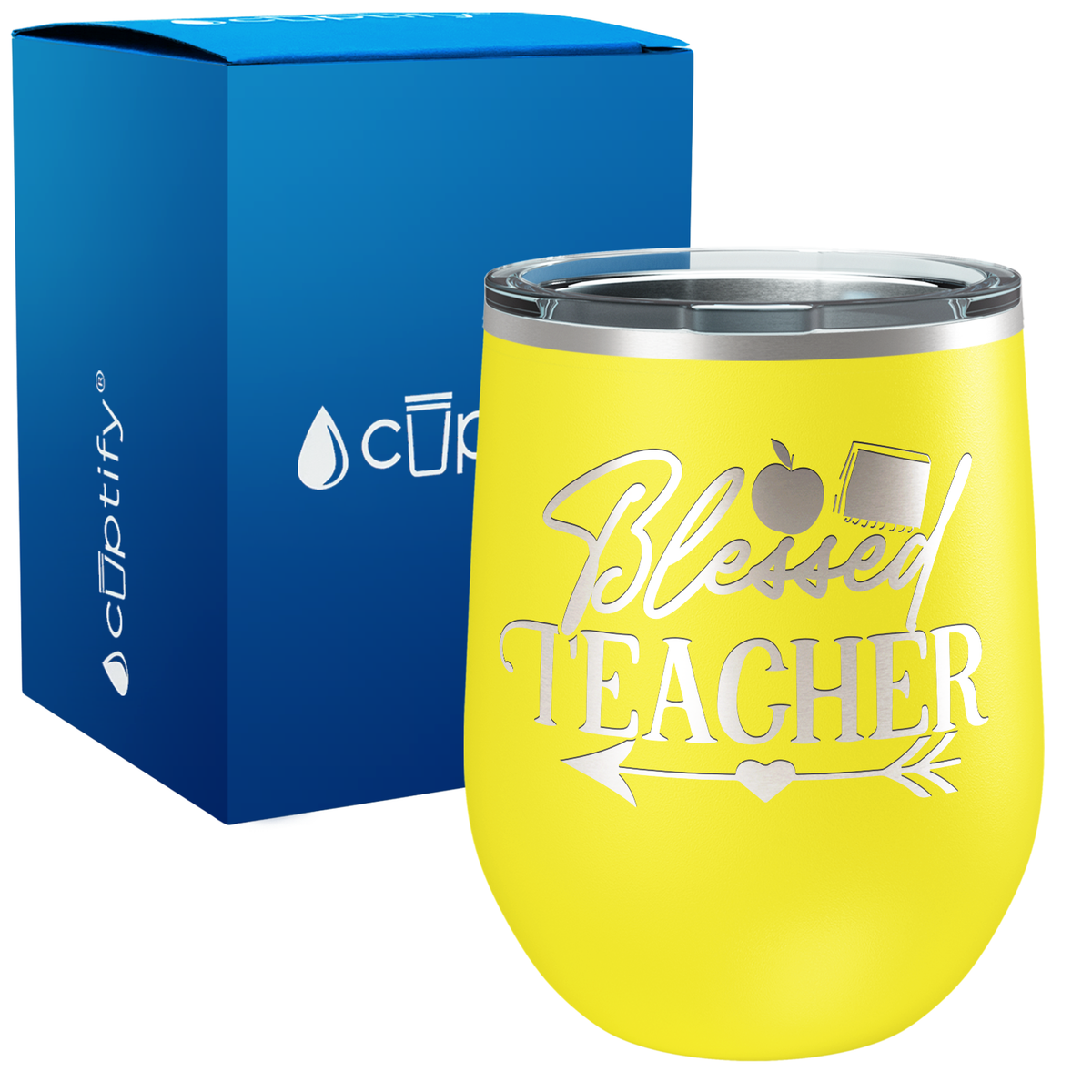 Blessed Teacher Arrow 12oz Teacher Wine Tumbler