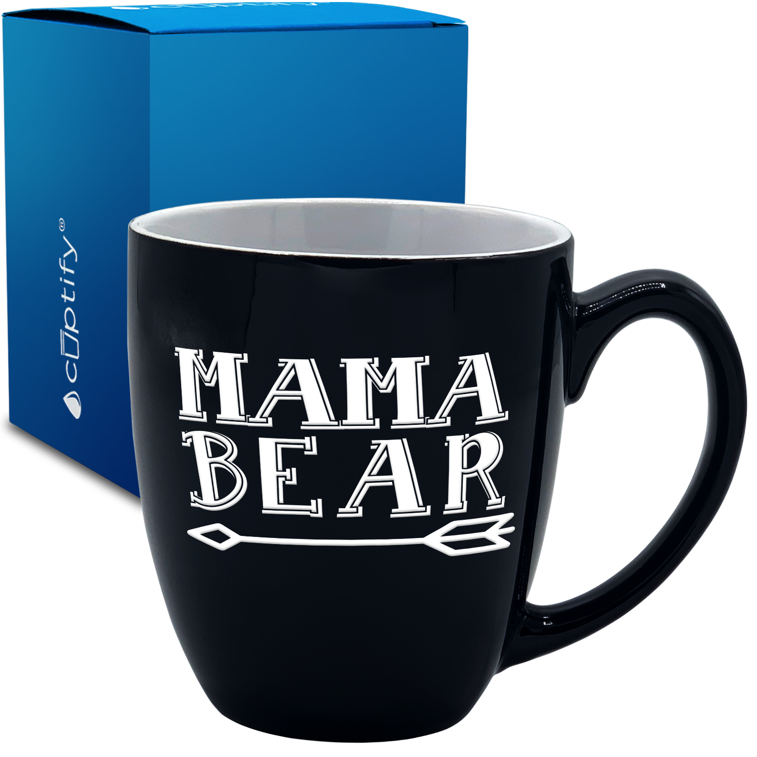 Mama Bear 16oz Personalized Bistro Coffee Mug
