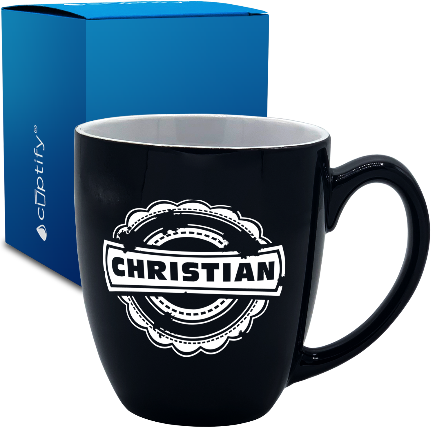 Personalized Asperous 16oz Bistro Coffee Mug