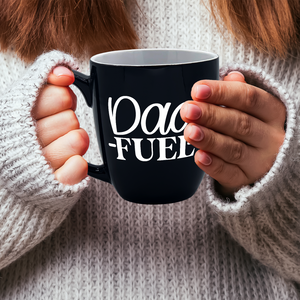 Dad Fuel 16oz Personalized Bistro Coffee Mug