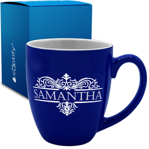 Personalized Vestige Design 16oz Bistro Coffee Mug