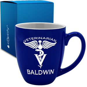 Veterinarian 16oz Personalized Bistro Coffee Mug