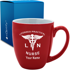 Personalized Registered Nurse Design 16oz Coffee Mug