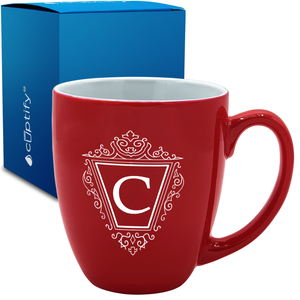 Personalized Classic Crest 16oz Bistro Coffee Mug