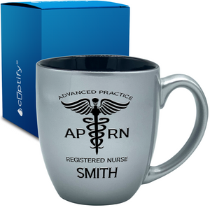 APRN Advanced Practice Registered Nurse 16oz Personalized Bistro Coffee Mug