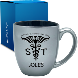 ST Surgical Technologist 16oz Personalized Bistro Coffee Mug