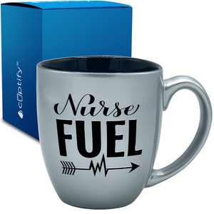 Nurse Fuel 16oz Personalized Bistro Coffee Mug