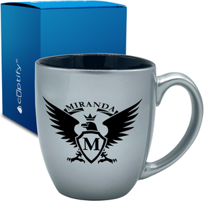 Personalized Eagle 16oz Bistro Coffee Mug