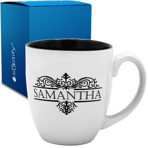 Personalized Vestige Design 16oz Bistro Coffee Mug