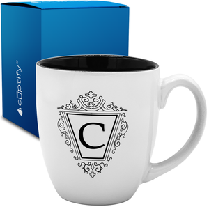 Personalized Classic Crest 16oz Bistro Coffee Mug