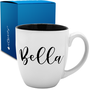 Personalized Bella Style 16oz Bistro Coffee Mug
