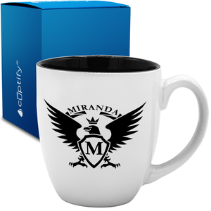 Personalized Eagle 16oz Bistro Coffee Mug