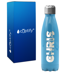 Kids Personalized Water Bottle with Name 17oz Retro Bottle