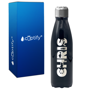 Kids Personalized Water Bottle with Name 17oz Retro Bottle