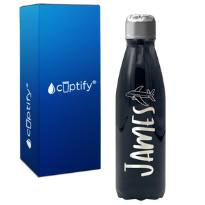 Personalized Kids Water Bottle with Name and Icon 17oz Retro Bottle