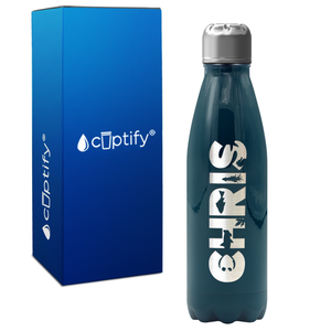 Kids Personalized Water Bottle with Name 17oz Retro Bottle