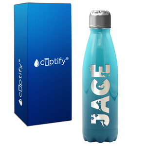 Kids Personalized Water Bottle with Name 17oz Retro Bottle