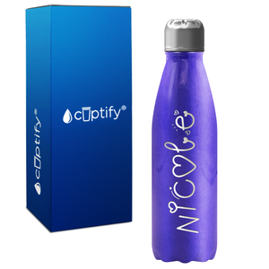 Kids Personalized Water Bottle with Name 17oz Retro Bottle