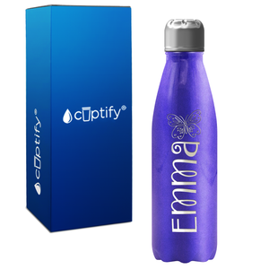Personalized Kids Water Bottle with Name and Icon 17oz Retro Bottle