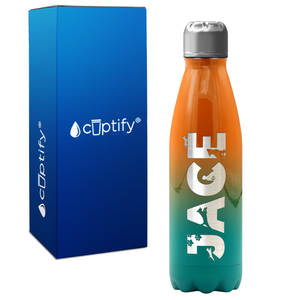 Kids Personalized Water Bottle with Name 17oz Retro Bottle